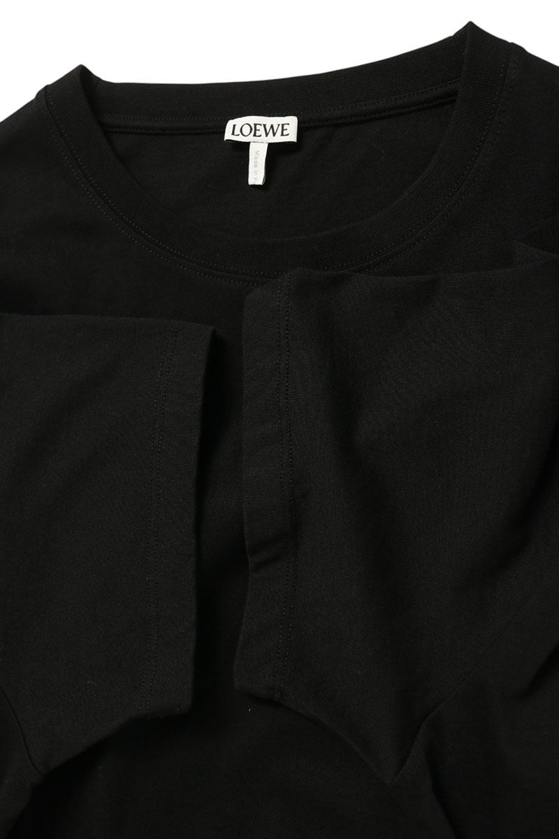 LOEWE Anagram Embroidered T-Shirt Black Size S