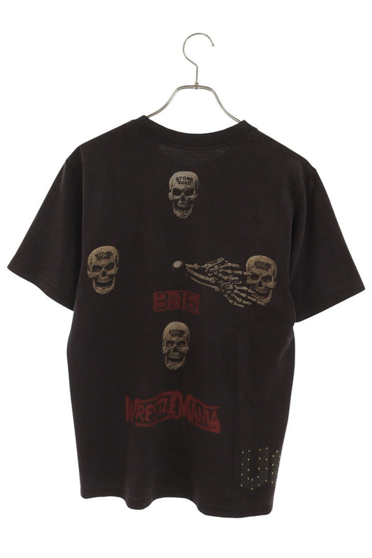 Travis Scott x WWE Stone Cold Steve T-Shirt Brown Size S