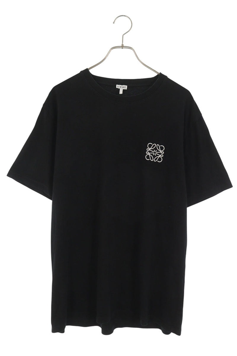 LOEWE Anagram Logo Embroidered T-Shirt Black Size XXL