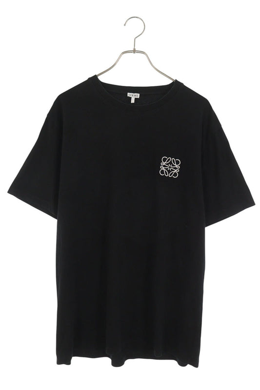 LOEWE Anagram Logo Embroidered T-Shirt Black Size XXL