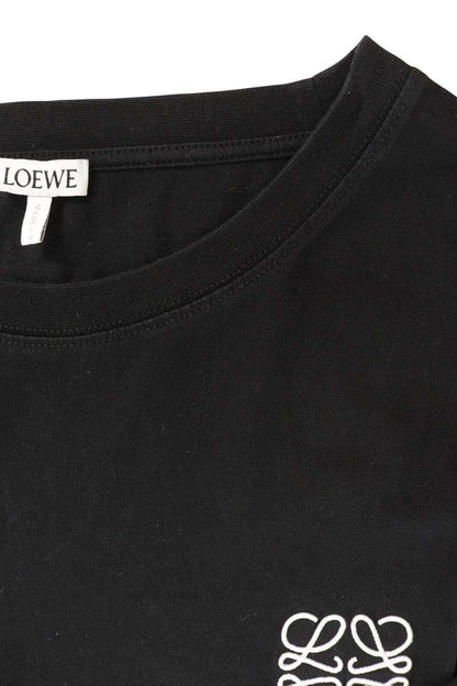 LOEWE Anagram Logo Embroidered T-Shirt Black Size XXL