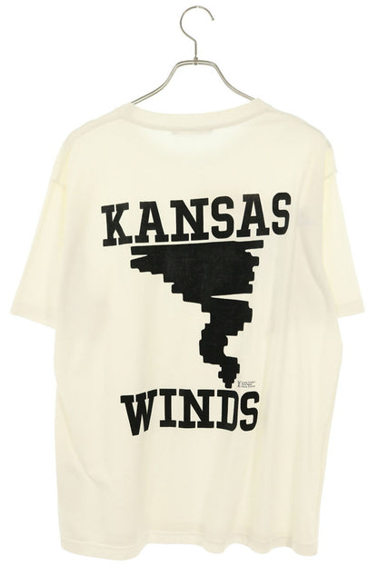 LOUISVUITTON 19SS Kansas Wind Print T-Shirt White Size M