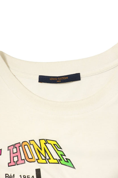 LOUISVUITTON 19SS Kansas Wind Print T-Shirt White Size M