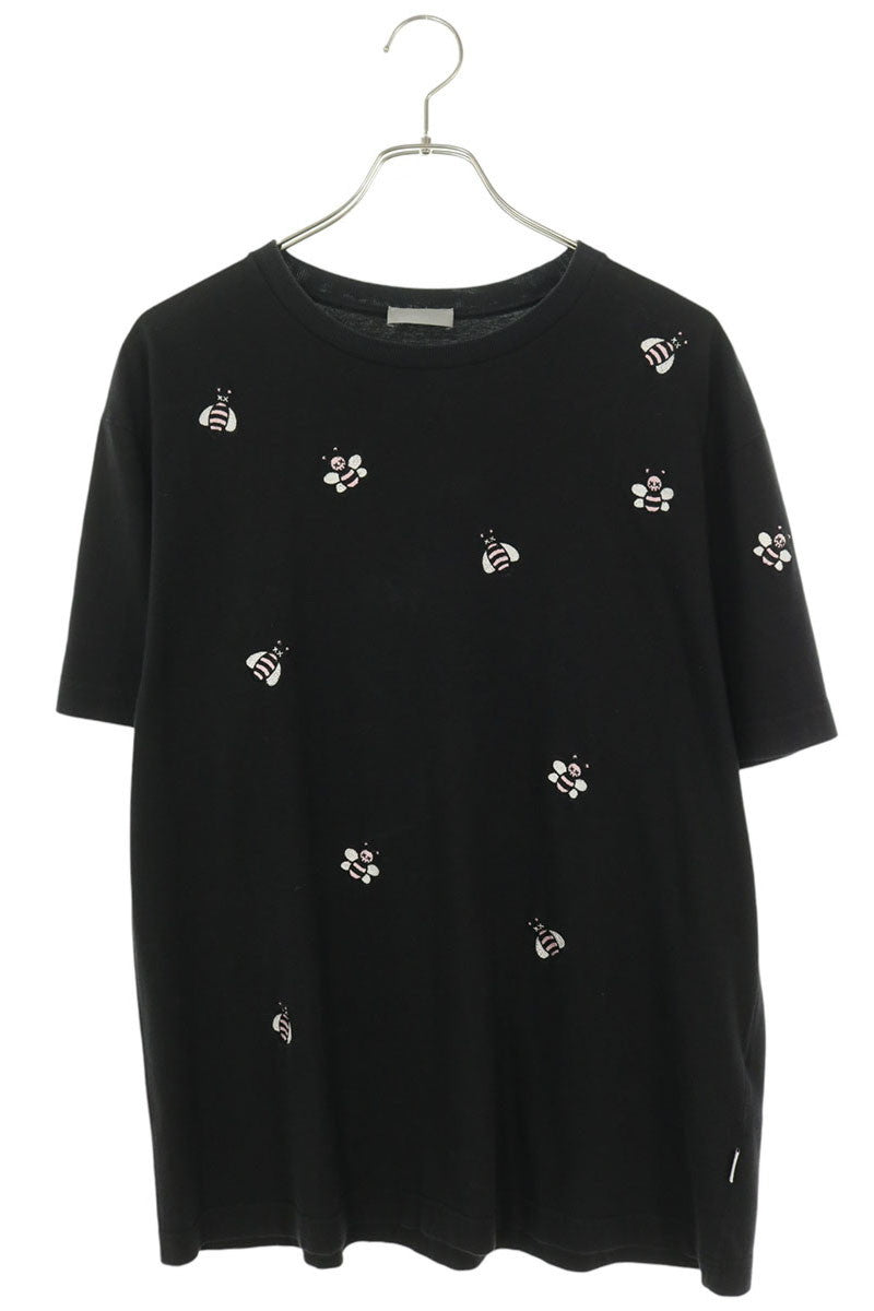 DIOR Black BEE Embroidery T-Shirt Size M
