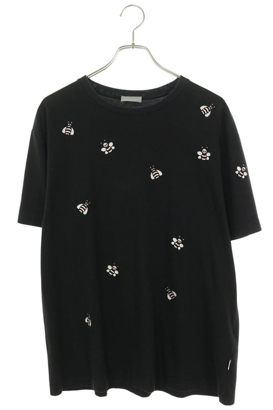 DIOR Black BEE Embroidery T-Shirt Size M