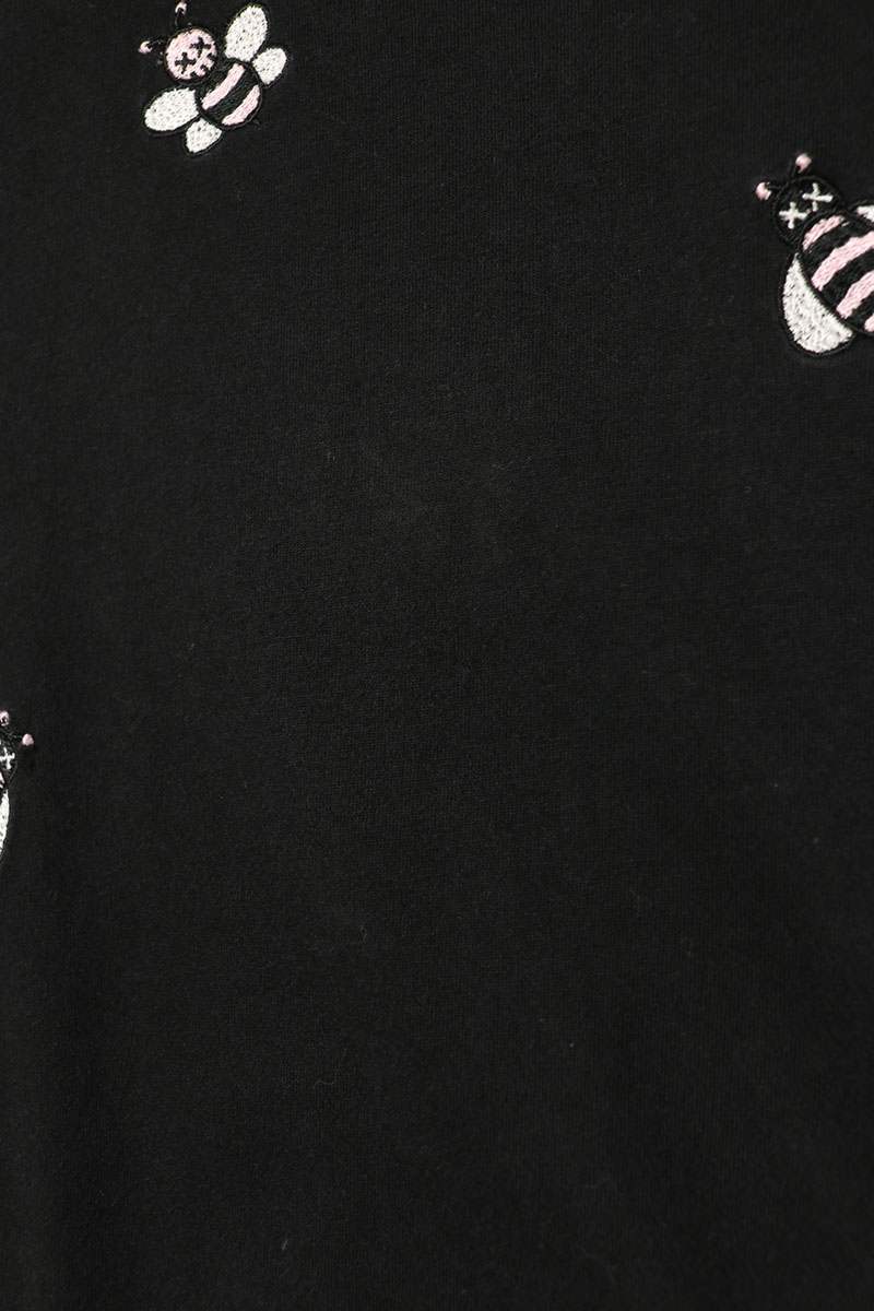 DIOR Black BEE Embroidery T-Shirt Size M