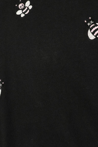 DIOR Black BEE Embroidery T-Shirt Size M