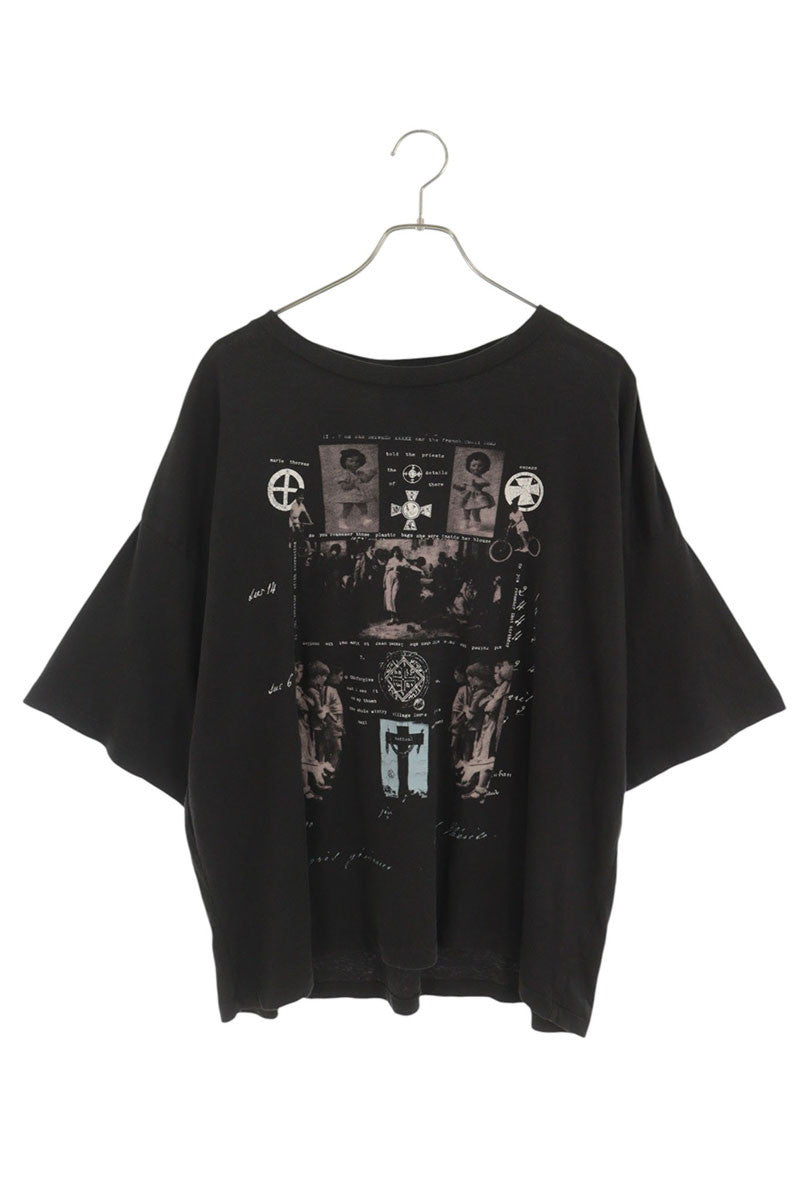 ENFANTS RICHES DEPRIMES Graphic Print T-Shirt Black Size L