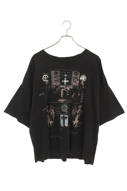 ENFANTS RICHES DEPRIMES Graphic Print T-Shirt Black Size L