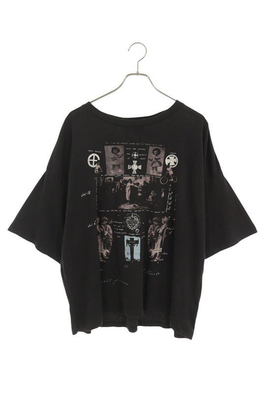 ENFANTS RICHES DEPRIMES Graphic Print T-Shirt Black Size L