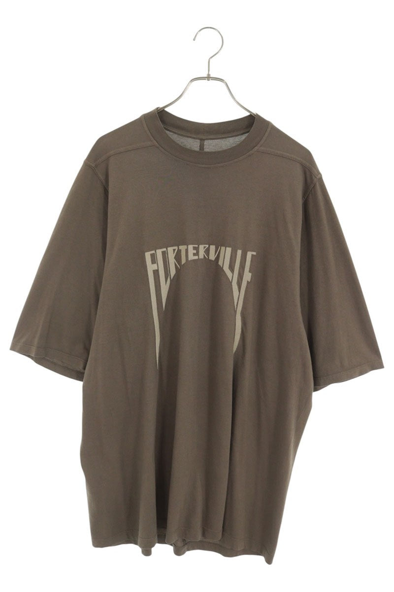 Rick Owens 24AW Jumbo T-Shirt Brown Cotton Size S