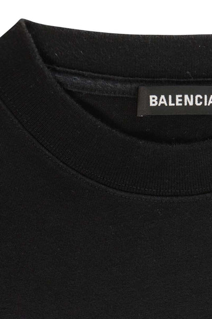 BALENCIAGA Black Copyright Logo T-Shirt Size XXS