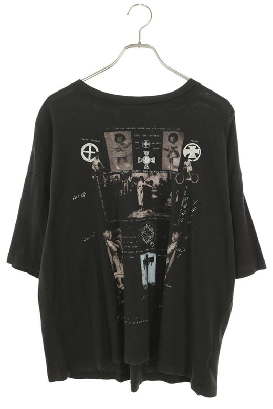 ENFANTS RICHES DEPRIMES Black Graphic Print T-Shirt Size L
