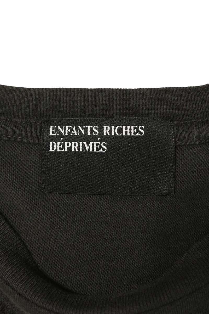 ENFANTS RICHES DEPRIMES Black Graphic Print T-Shirt Size L
