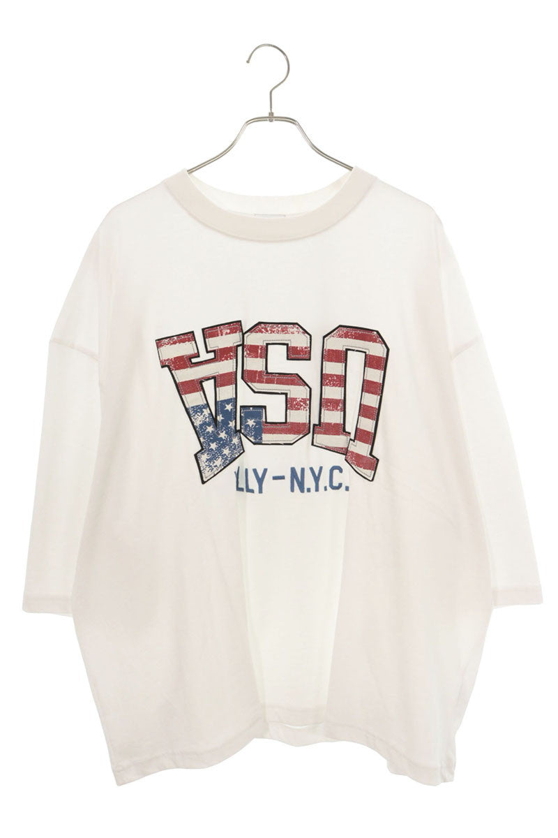 WILLY CHAVARRIA SS BUFFALO USA Applique T-Shirt White Size L