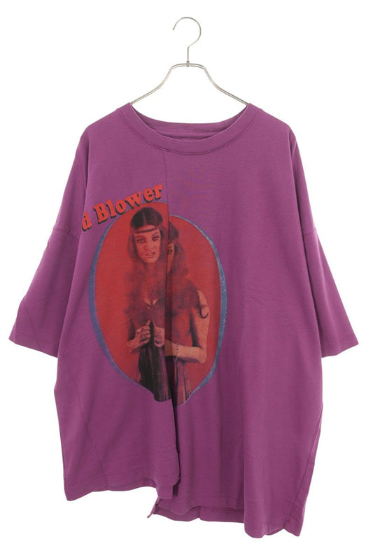 WILLY CHAVARRIA BIG WILLY PANEL T Purple T-Shirt Size XL