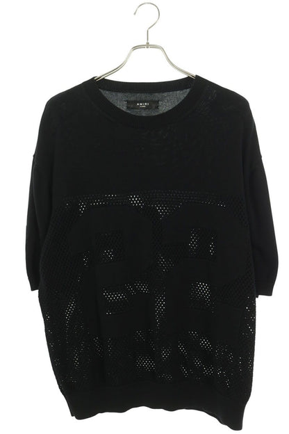 AMIRI Black Back Logo Knit T-Shirt Size XL