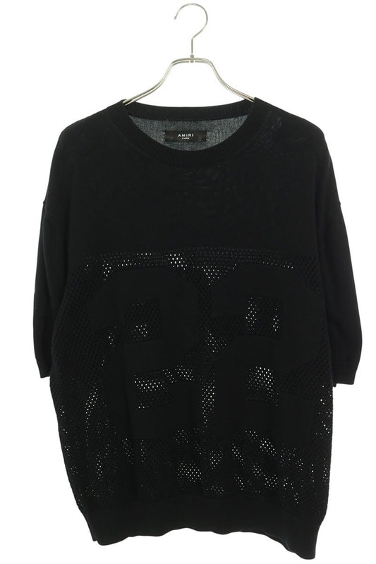 AMIRI Black Back Logo Knit T-Shirt Size XL