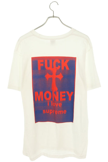 SUPREME Fuck Money Varsity Design Jacket White/Red Size M