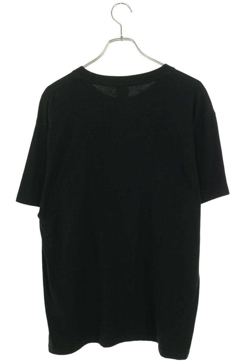 SUPREME 22SS Black Burberry Box Logo T-Shirt Size M