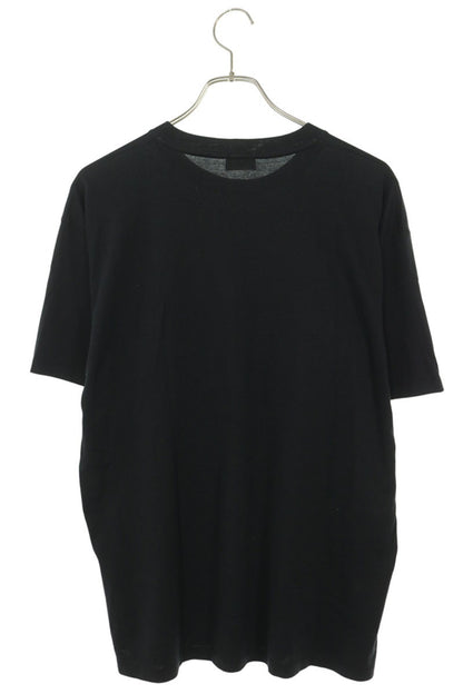 CELINE Black Logo Studs Print Cotton T-Shirt Size S