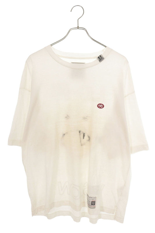 MIHARAYASUHIRO Smily Face Print T-Shirt White Size 44