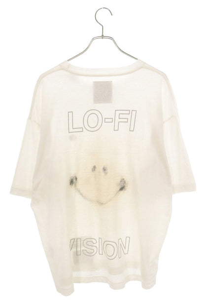 MIHARAYASUHIRO Smily Face Print T-Shirt White Size 44