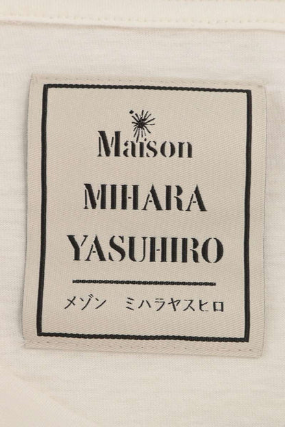 MIHARAYASUHIRO Smily Face Print T-Shirt White Size 44