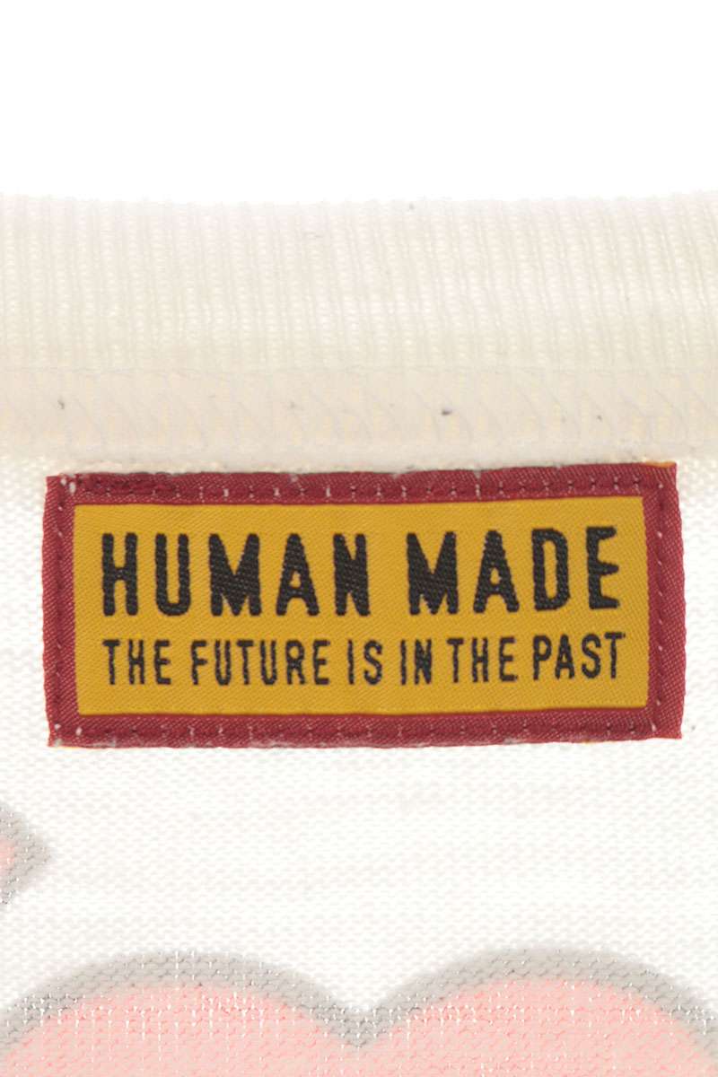HUMAN MADE Multi Character Print Cotton T-Shirt Size XL