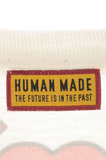 HUMAN MADE Multi Character Print Cotton T-Shirt Size XL
