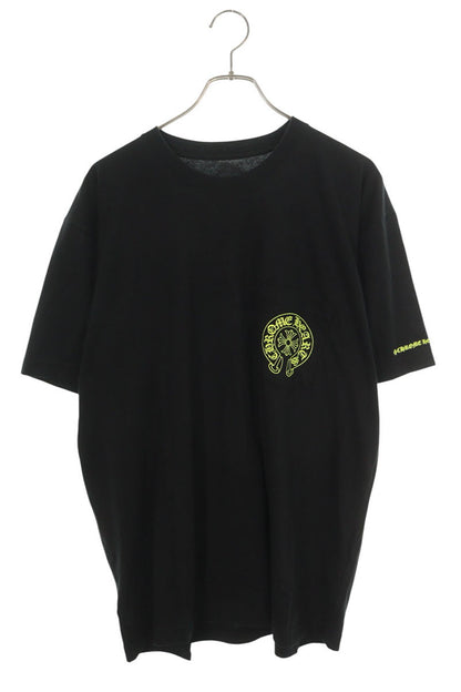 Chrome Hearts Black Yellow Horseshoe Cotton Tee Size XL