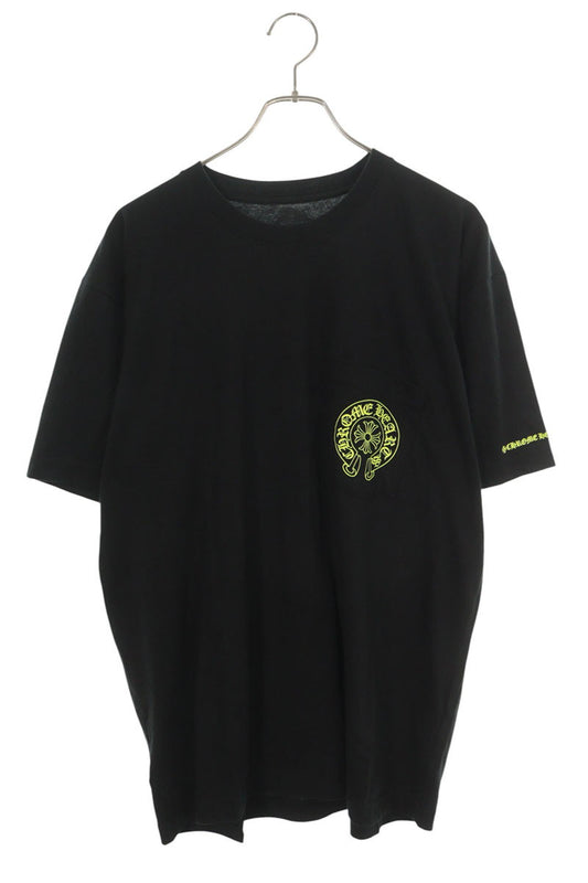 Chrome Hearts Black Yellow Horseshoe Cotton Tee Size XL