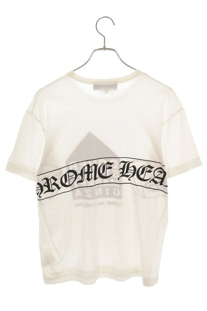 COMME des GARCONS x Chrome Hearts White Logo T-Shirt Size L