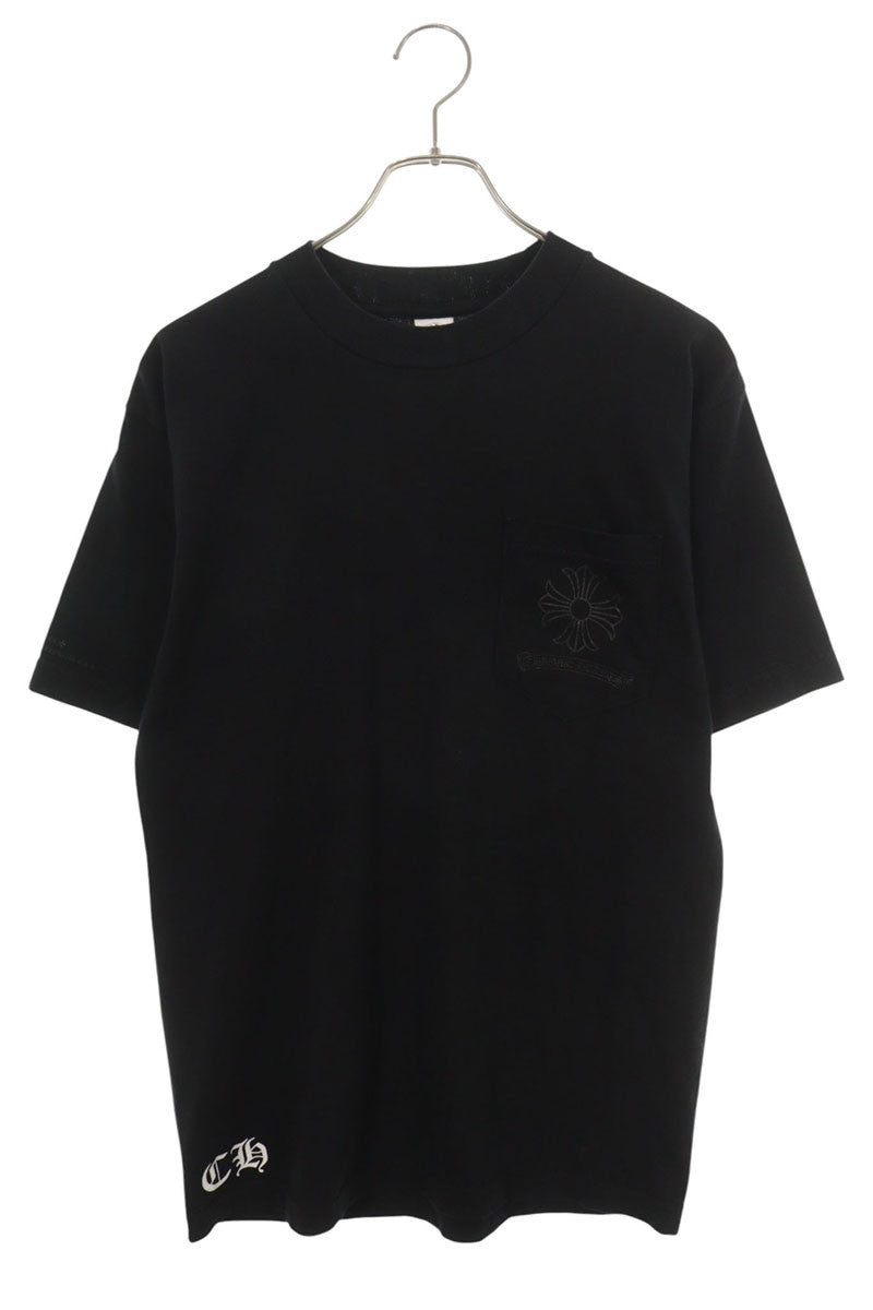 Chrome Hearts Black Cotton Back CH Plus T-Shirt Size M