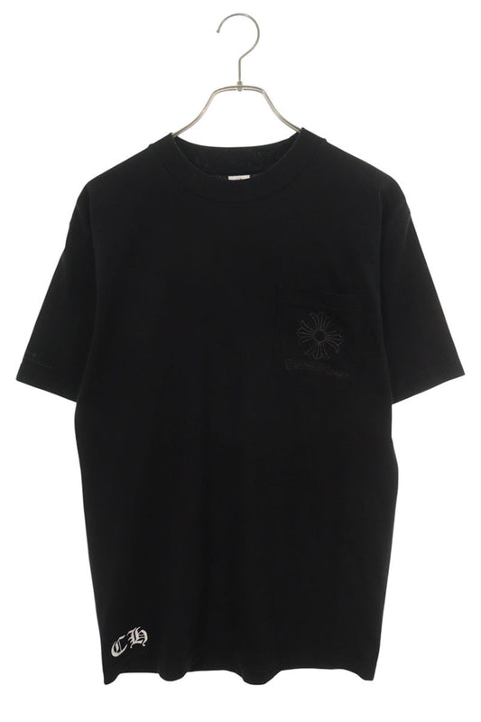 Chrome Hearts Black Cotton Back CH Plus T-Shirt Size M