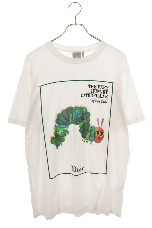 DIOR 26SS White Character Embroidery T-Shirt Size M