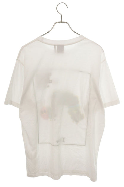 DIOR 26SS White Character Embroidery T-Shirt Size M