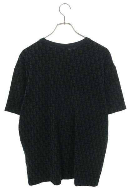 DIOR Green Terry Cloth Oblique T-Shirt Size S