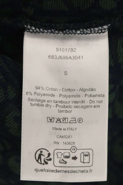 DIOR Green Terry Cloth Oblique T-Shirt Size S