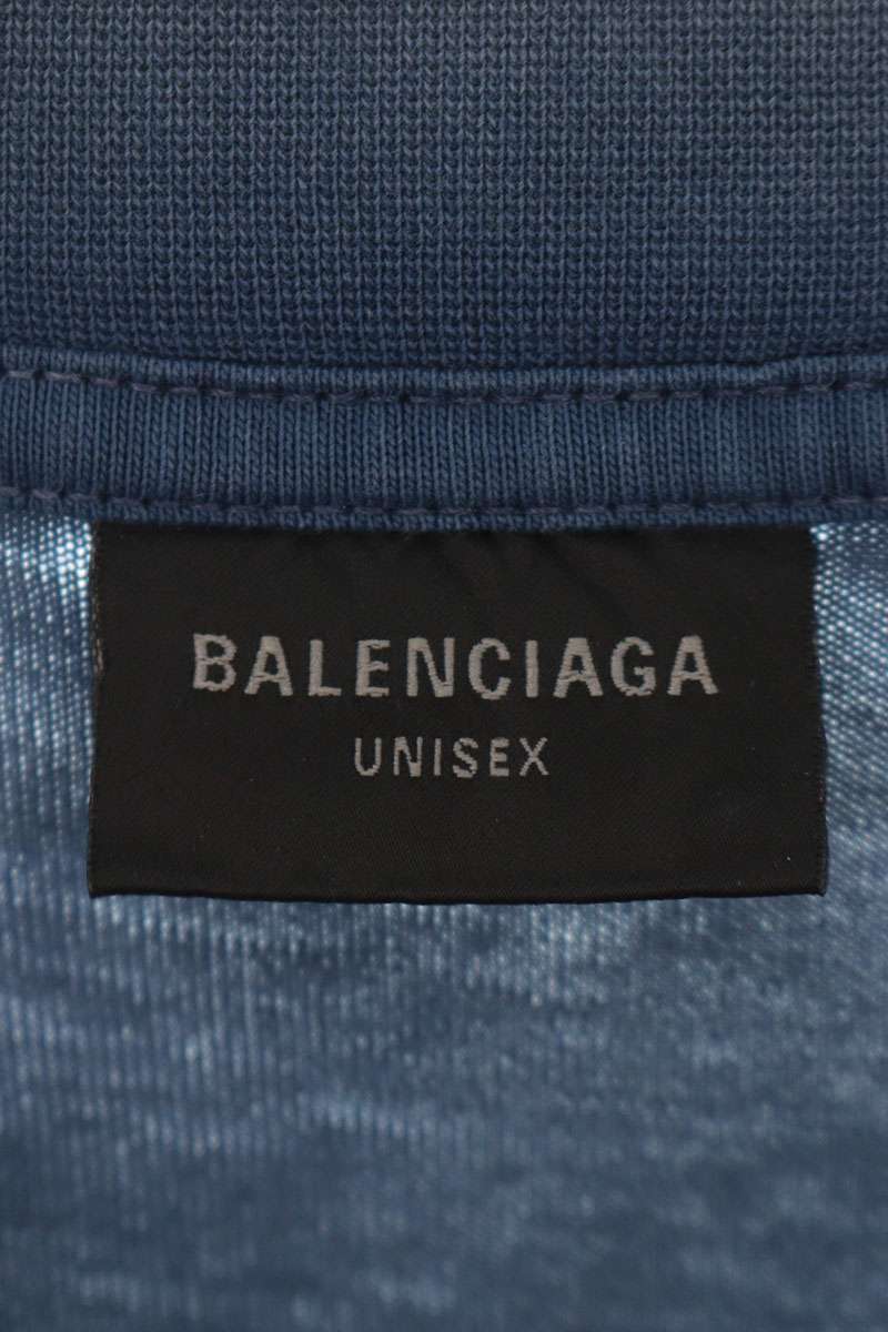 BALENCIAGA Blue Pali Moon Oversized T-Shirt Size 2
