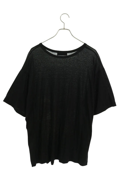 YOHJI YAMAMOTO POUR HOMME 23SS Front T-Shirt Black Size 3