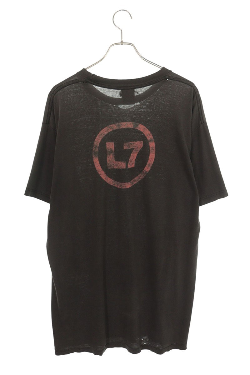 VINTAGE Black L7 OFF THE WAGON T-Shirt Size XL