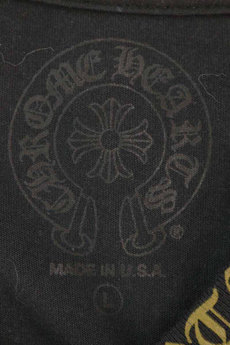 Chrome Hearts Multi Neck Logo Print T-Shirt Size L