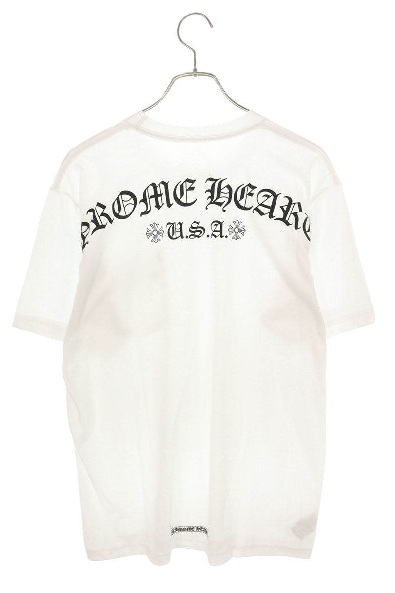 Chrome Hearts Back Logo Print T-Shirt White Size L