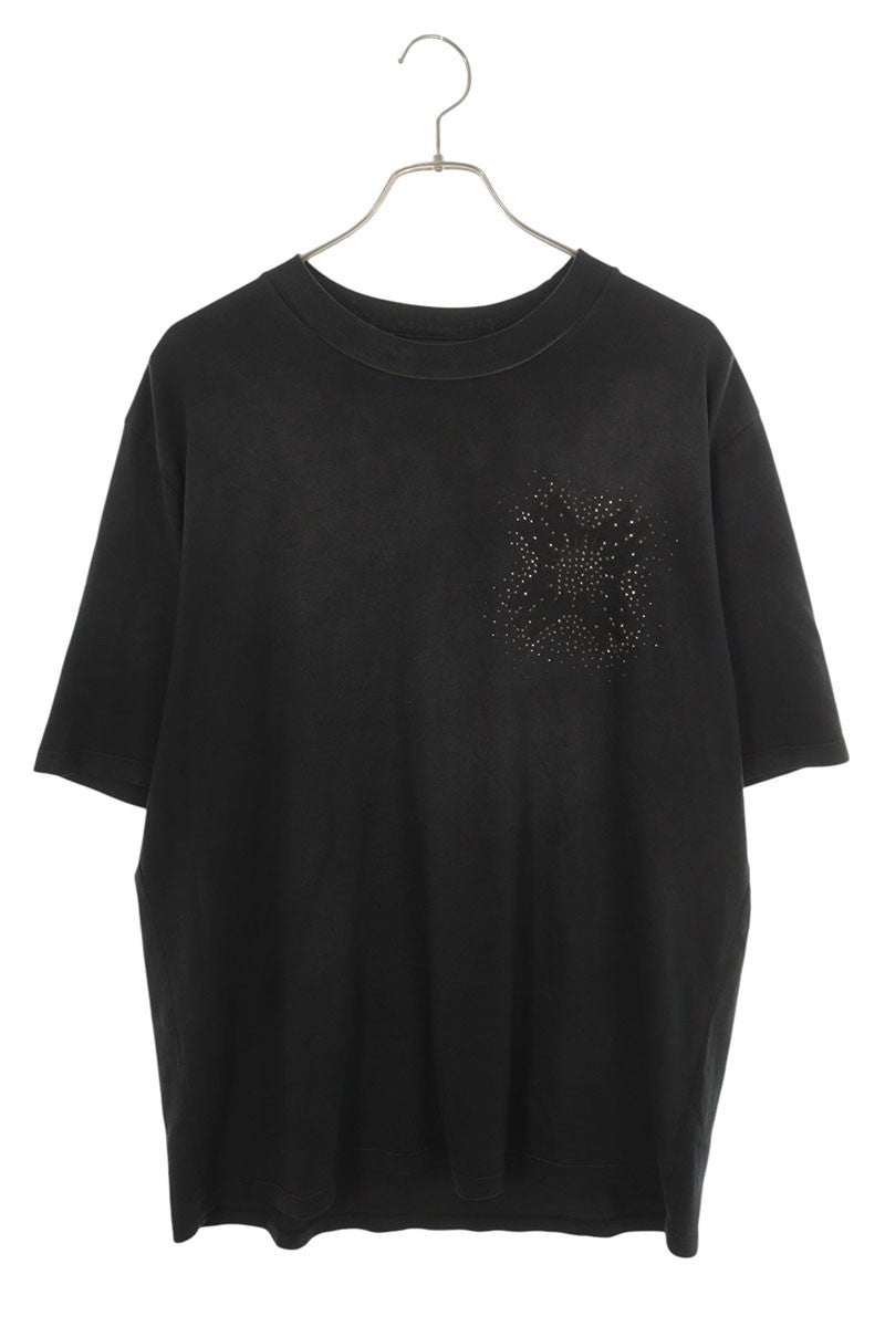 AMIRI 25SS Vintage Crystal Logo T-Shirt Black Size L
