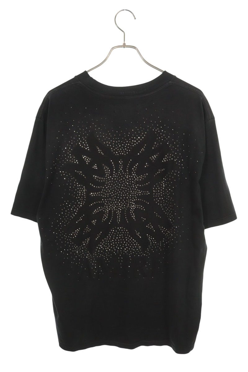 AMIRI 25SS Vintage Crystal Logo T-Shirt Black Size L
