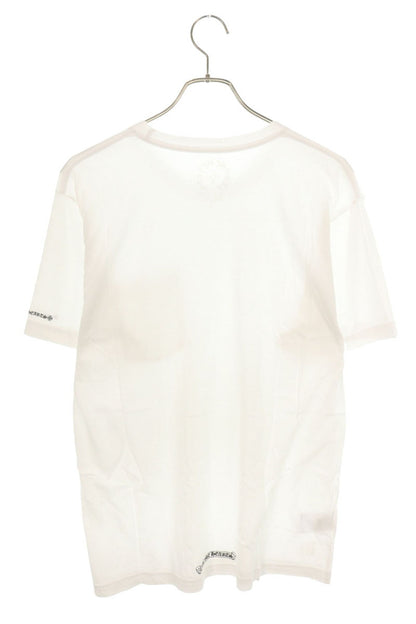 Chrome Hearts Neck Logo Print T-Shirt White Size L