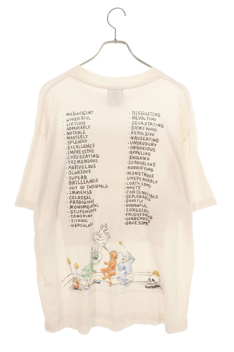 SAINT MICHAEL SAINT WET Vintage T-Shirt White Size L
