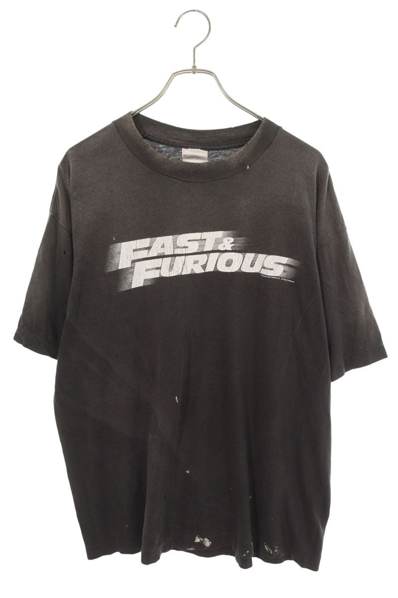 SAINT MICHAEL FAST FURIOUS Vintage T-Shirt Black Size L