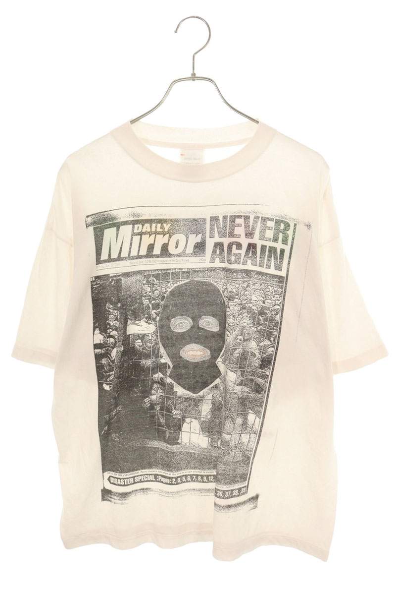 SAINT MICHAEL MASK Vintage T-Shirt White Size L